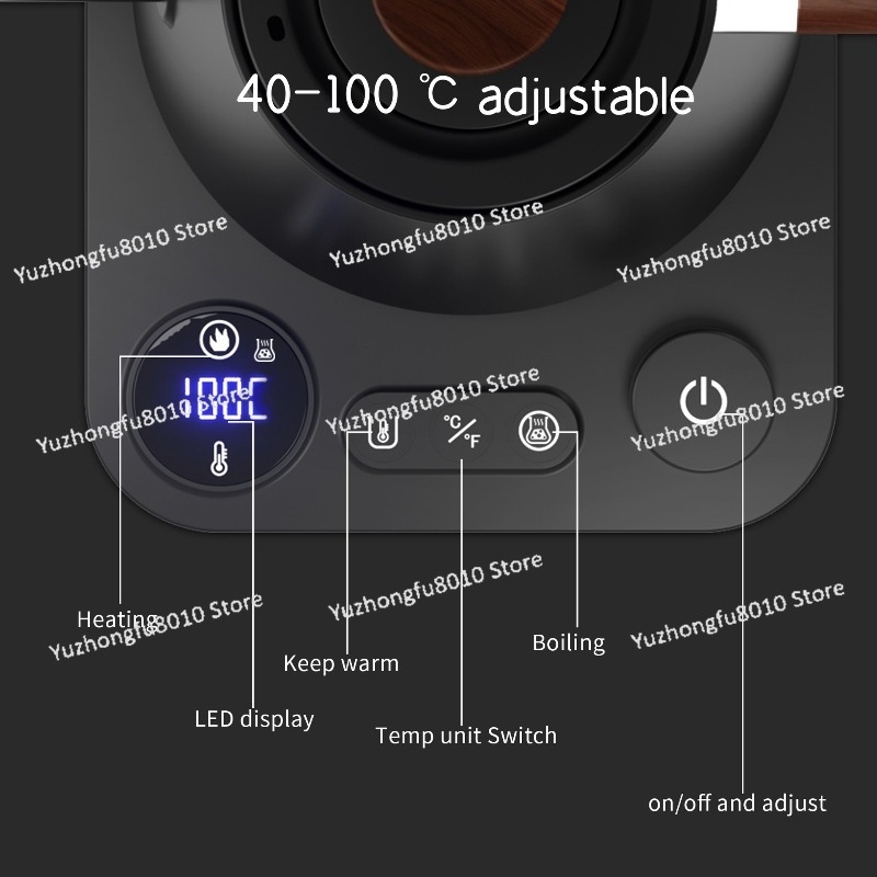 Electric Gooseneck Pour Over C - Electric Kettle Gooseneck recension och pris