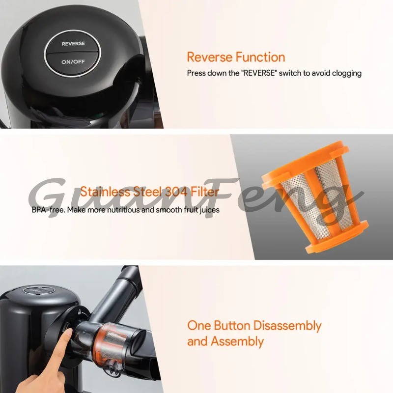 Cold Press Slow Juicer Electri - Juicer Cold Press Slow recension och pris