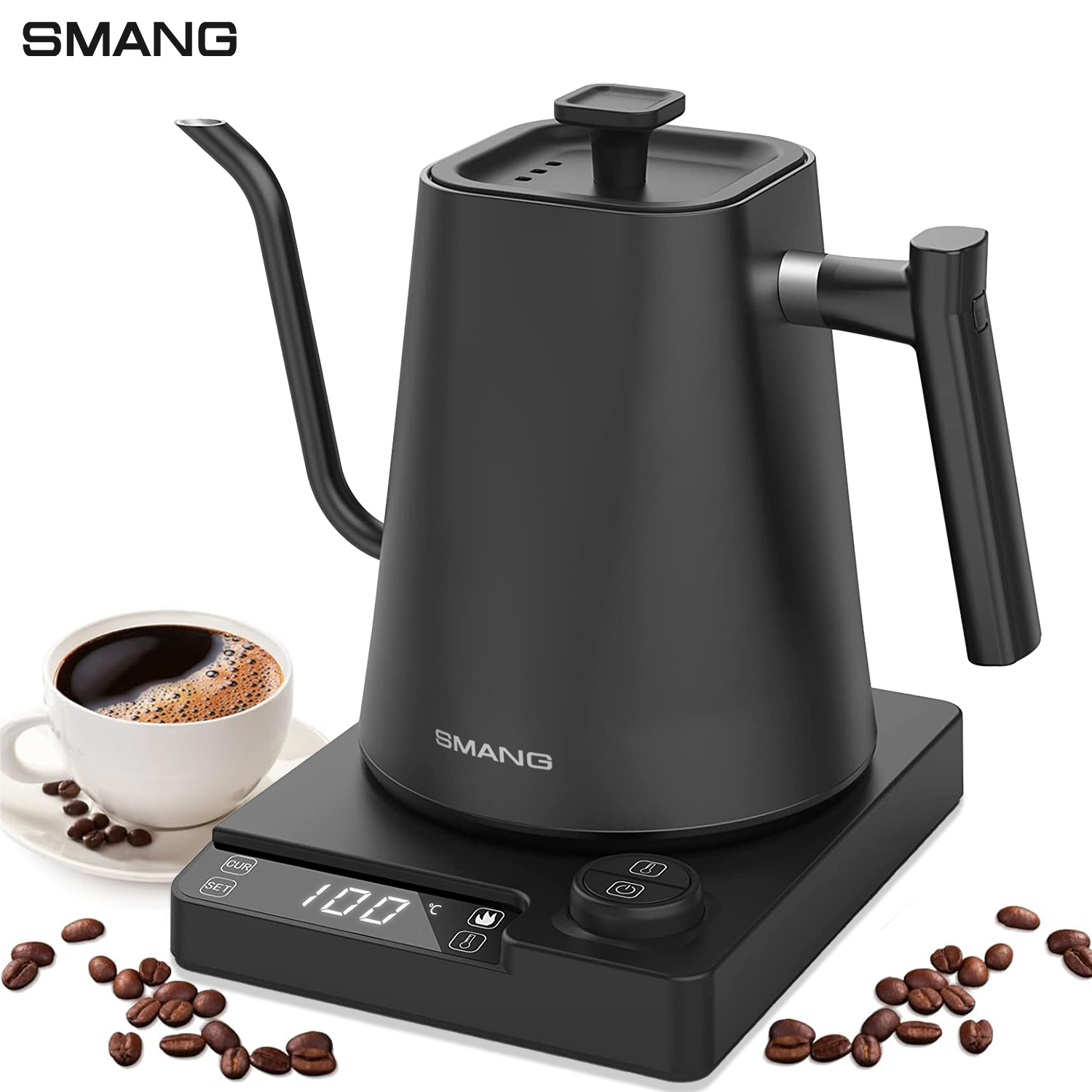 SMANG 1200W Gooseneck Electric - Electric Kettle Gooseneck recension och pris