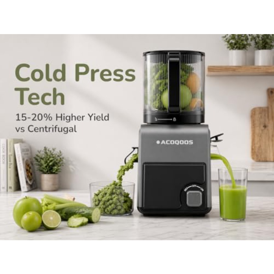 3-In-1 Cold Press Juicer For H - Juicer Cold Press Slow recension och pris
