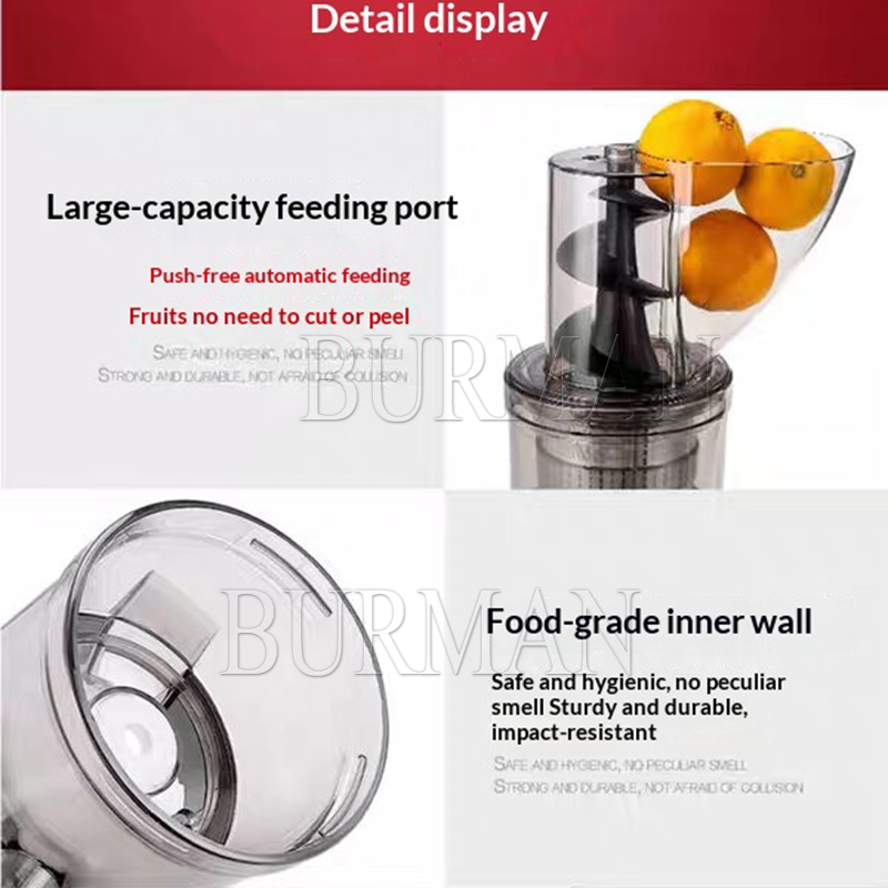 500W Commercial Use Home Use S - Juicer Cold Press Slow recension och pris