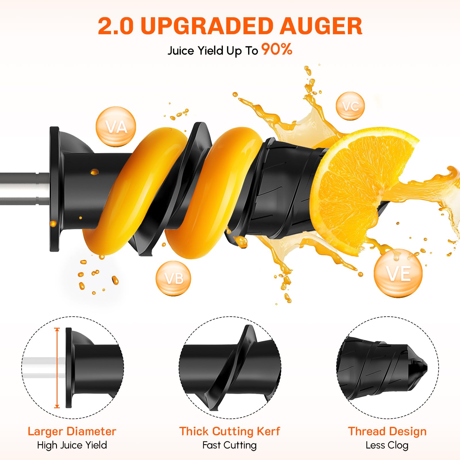 Masticating Juicer Attachment  - Juicer Cold Press Slow recension och pris